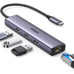Ugreen USB 3.0 to 3 PORT USB 3.0 + Ethernet Adapter (CM475)