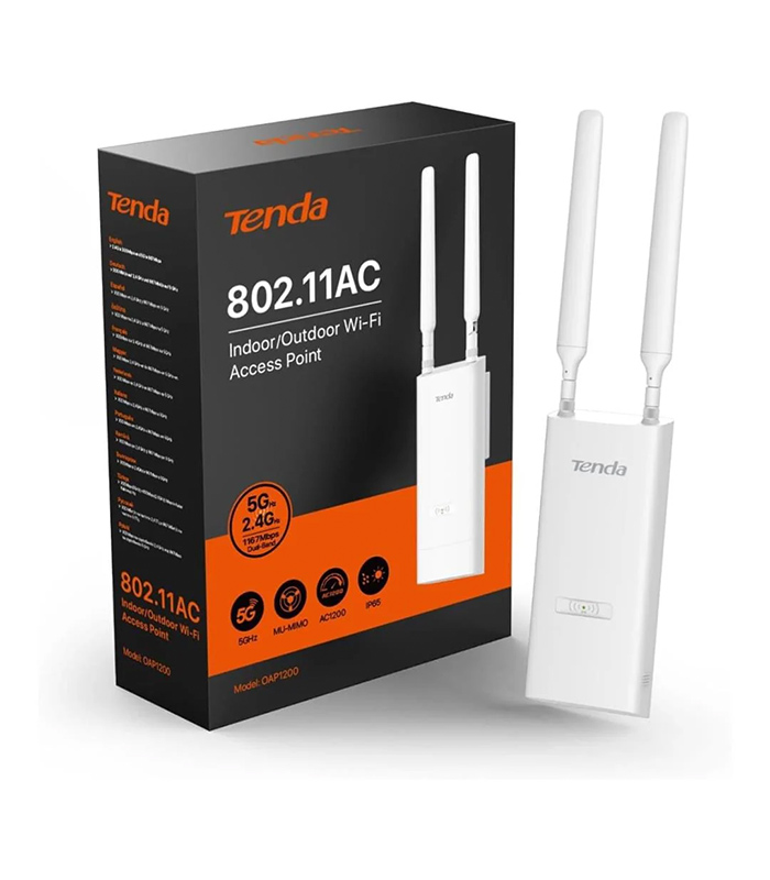 Tenda OAP1200 AC1200 Dual-Band IP65 Outdoor Wi-Fi Access Point