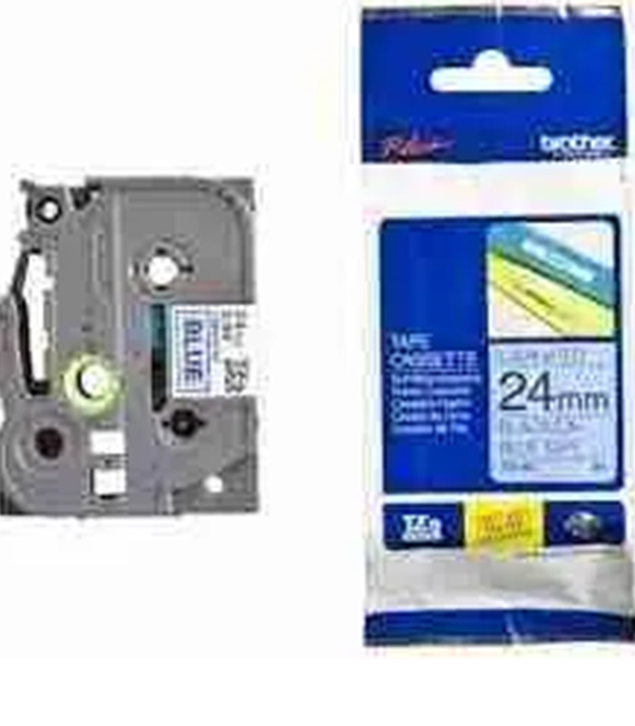 Brother 24mm x 8m Black on Blue Label Tape