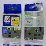 Brother TZ2-651 24mm Black on Yellow Label Tape