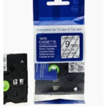 Brother TZC-S121 compatible 9mm laminated label cartridge
