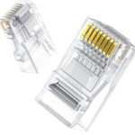 Cat6 UTP RJ45 Modular Plugs 100-Pack