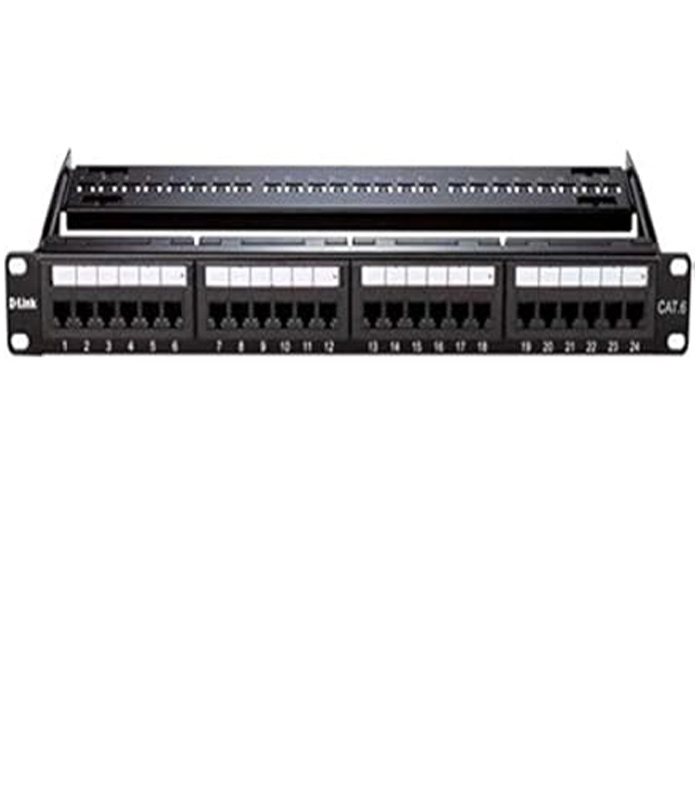 D-Link NPP-C61BLK241 Cat6 24-Port Patch Panel