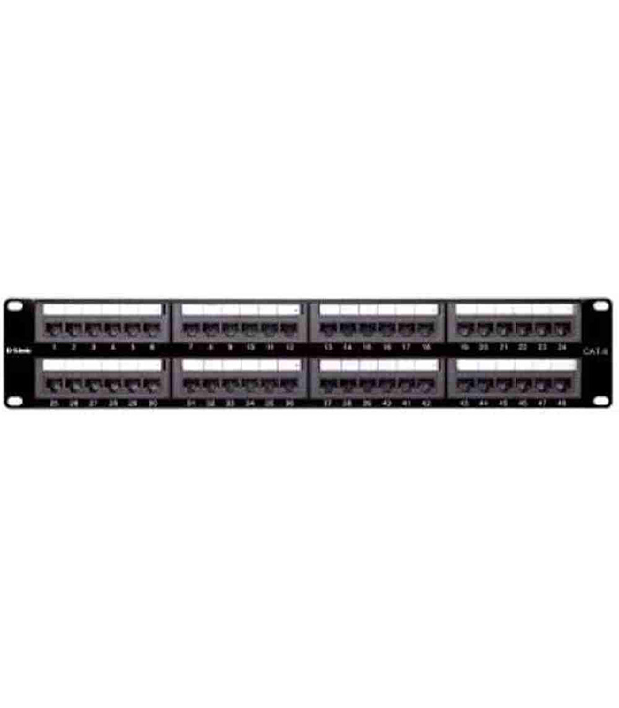 D-Link NPP-C61BLK481 48 Port Cat6 Patch Panel