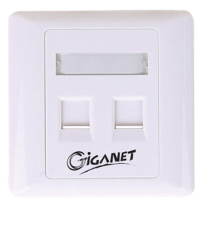 GIGANET Dual Faceplate Cat6