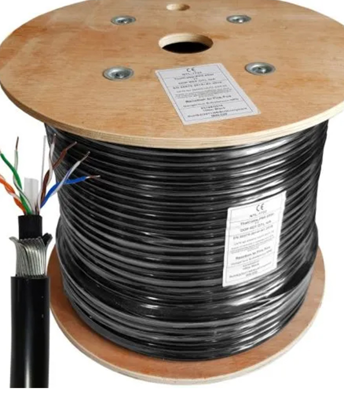 Giganet Category 6A Solid U/UTP Outdoor LDPE Cable 305m