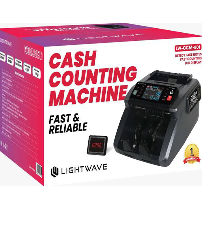 LW-CCM-801 Lightwave Cash Counting Machine
