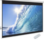 LW EPS-240E Electric Projector Screen 240 x 240 cm