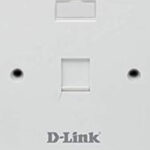 NFP-0WHI11 Single Faceplate with Shutter & ID Plate White