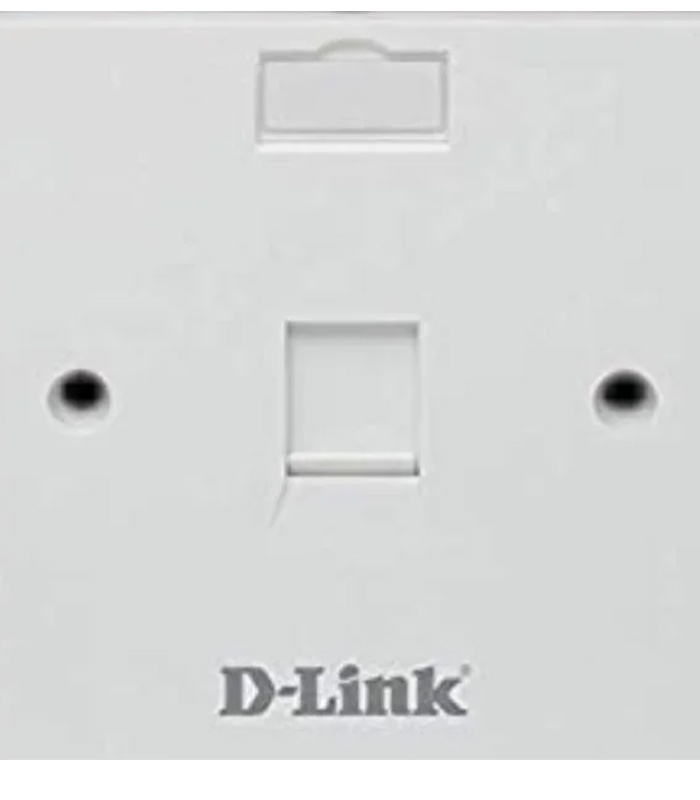 NFP-0WHI11 Single Faceplate with Shutter & ID Plate White