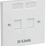 NFP-0WHI21 Dual Faceplate with Shutter & ID Plate White