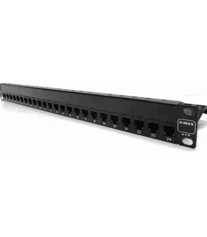 Siemon Z6AS-PNL-24K Cat 6A Shielded Patch Panel