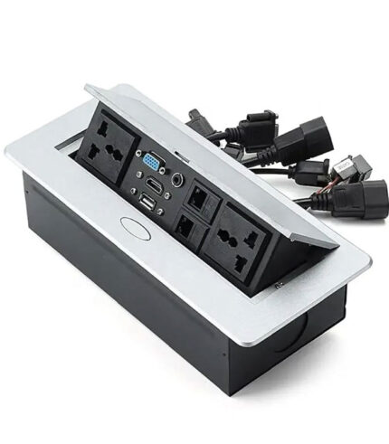 nexa Silver Pop-Up Multifunction Socket