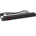 6-Way PDU UK Metallic
