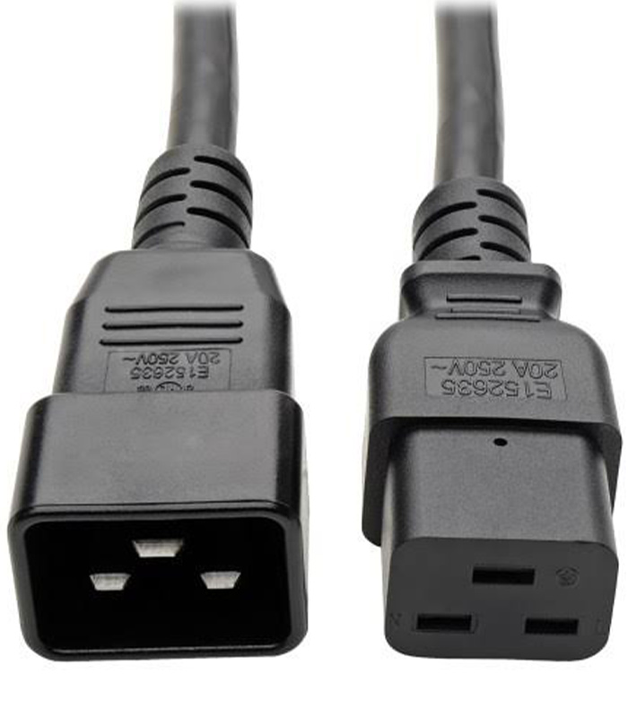 C19 Power Cable C20 Male to C19 Female 250V 16A