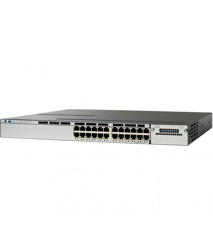 Cisco WS-C3850-24P-S 24-Port Managed PoE+ Gigabit Switch