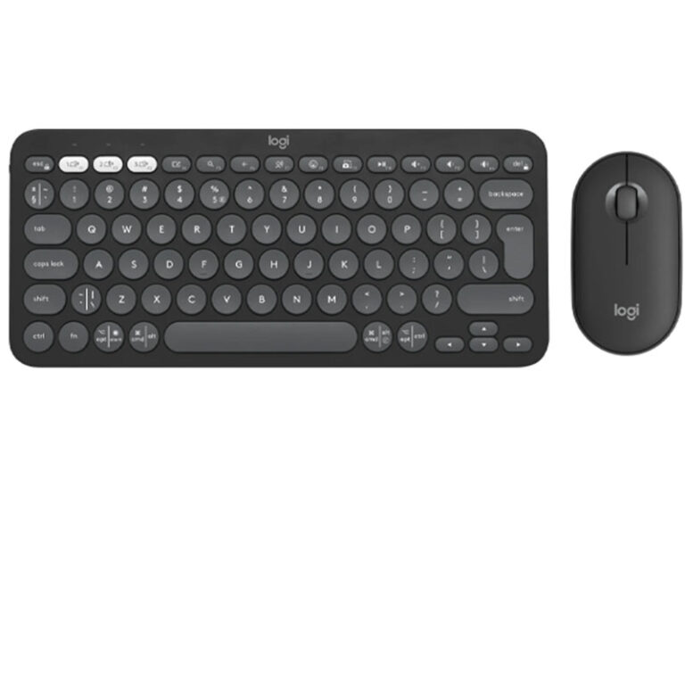 Logitech Pebble 2 Bluetooth Keyboard Combo Graphite