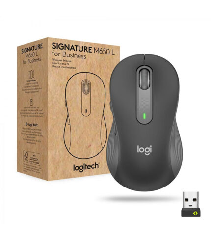 Logitech M650L Signature SilentTouch Wireless Mouse for Business