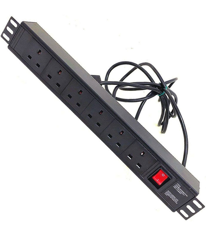 Power Distribution Units 6-Way 19″ 1U (Easenet)