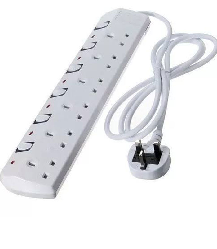 Power Max 6-Way Socket Extension Cable