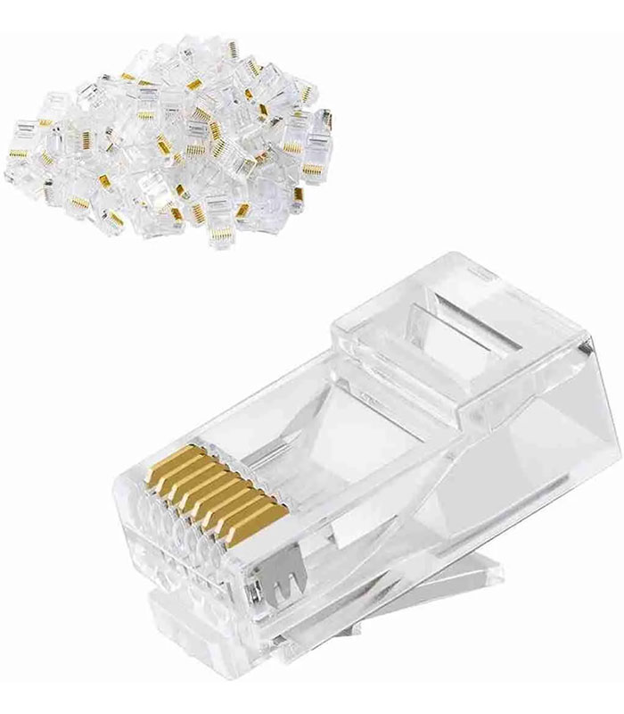 RJ45 CAT 5 Connector Pack of 100 RJ45 CAT 5 Connector Pack of 100
