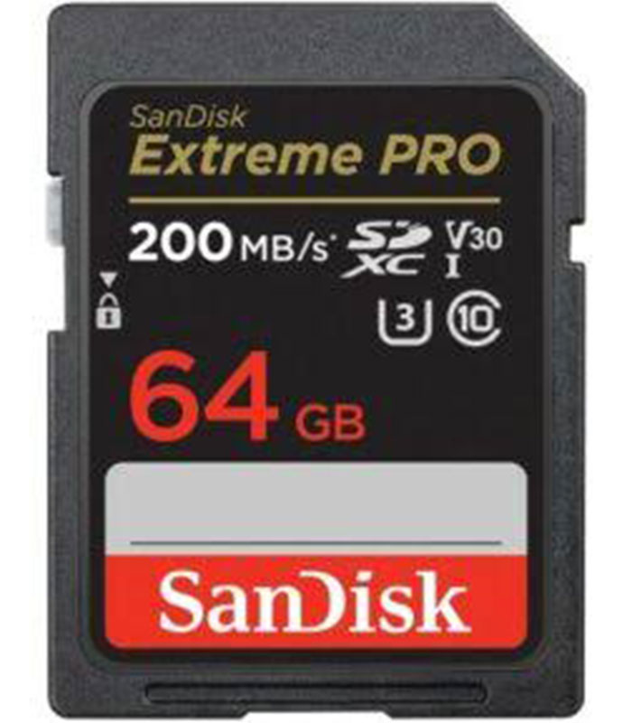 SanDisk 64GB Extreme PRO 200MB/s MicroSD with Adapter