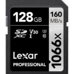 Lexar 128GB 1066x microSDXC UHS-I V30 Memory Card with Adapter