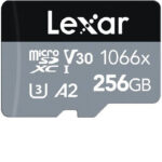 Lexar 256GB 1066x microSDXC UHS-I V30 Memory Card with Adapter