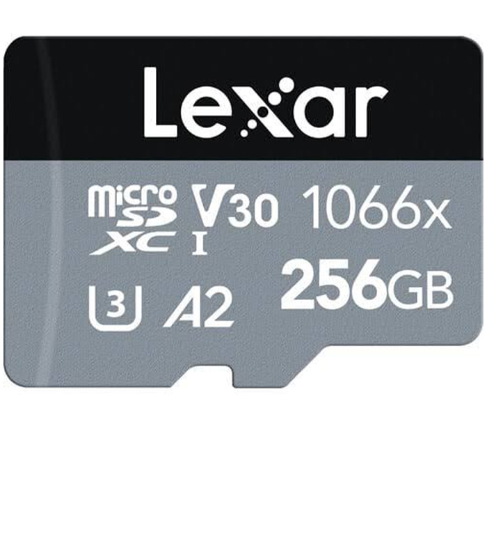 Lexar 256GB 1066x microSDXC UHS-I V30 Memory Card with Adapter
