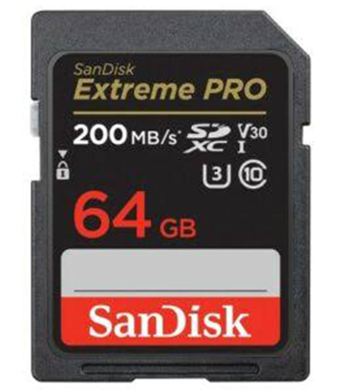 SanDisk 64GB 200MB/s Extreme PRO SD Card