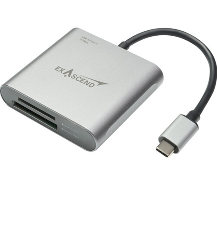Exascend CFexpress Type B / SD 3.2 Type-C Card Reader