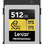 Lexar Professional 512GB CFexpress Type B Silver Series 3600/3300