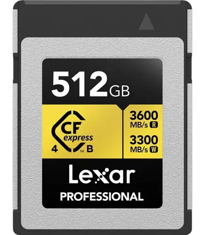 Lexar Professional 512GB CFexpress Type B Silver Series 3600/3300