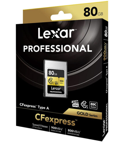 Lexar Professional 80GB CFexpress Type A 900MB/s Gold Series