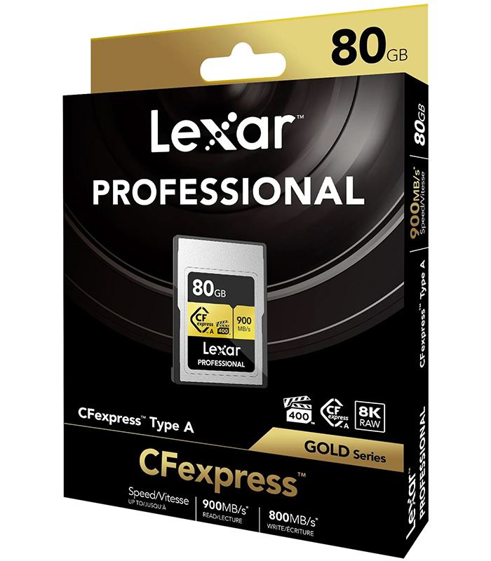 Lexar Professional 80GB CFexpress Type A 900MB/s Gold Series
