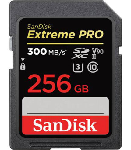 SanDisk 256GB Extreme PRO 300/260 MB/s SD Card