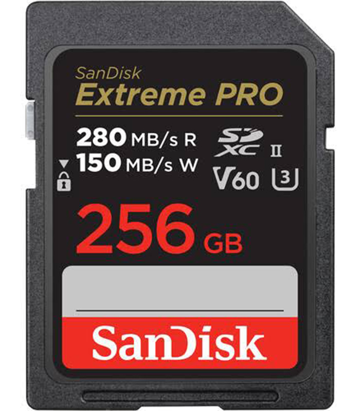 SanDisk 256GB Extreme PRO 200MB/s SD Card