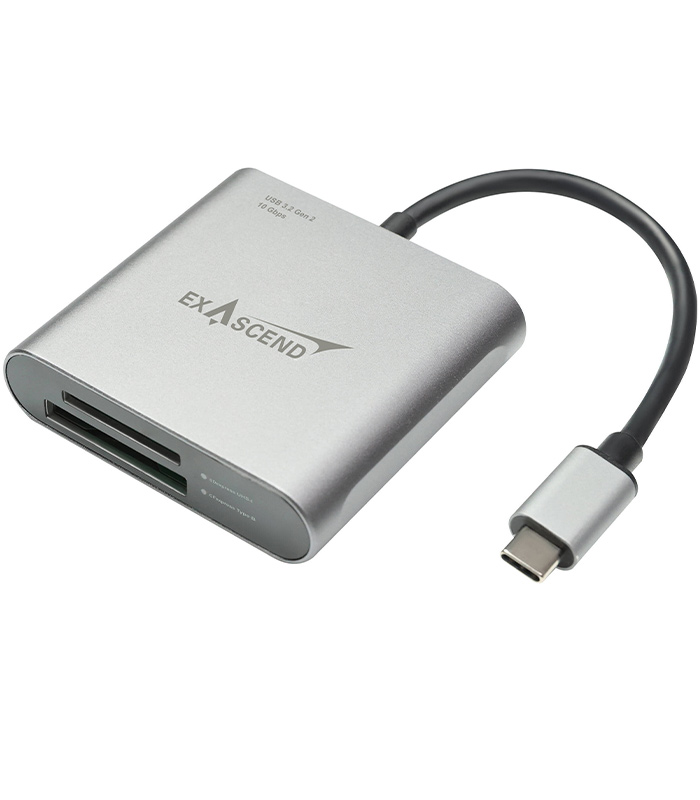 Exascend CFexpress Type B 3.2 Gen 2 Type C/A Reader