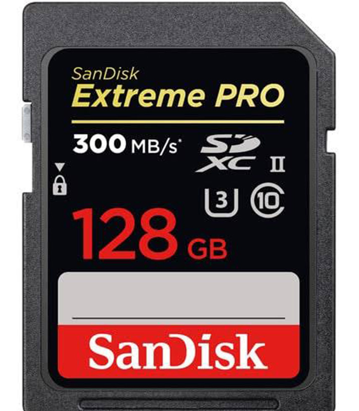 SanDisk 128GB Extreme PRO 300MB/s SD Card