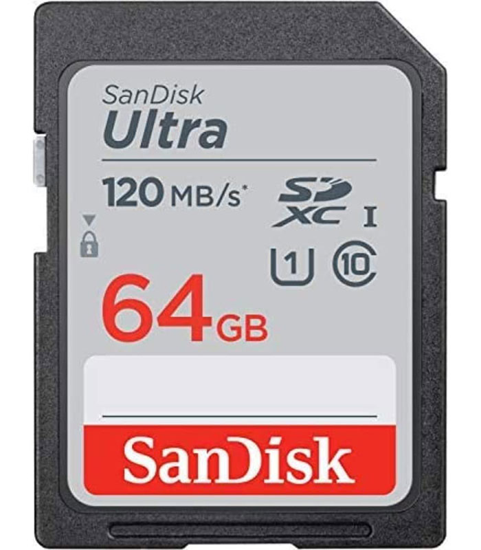 SanDisk 64GB Ultra 120MB/s microSD Memory Card