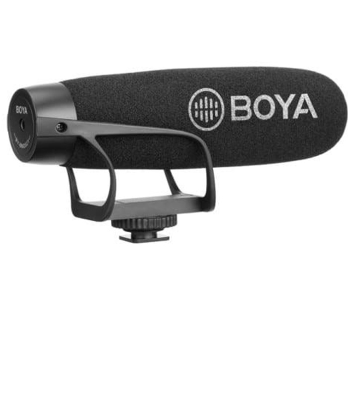 BOYA BY-BM2021 Camera-Mount Supercardioid Shotgun Microphone