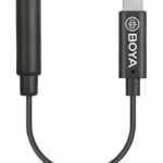 BOYA BY-K4 Cable 3.5mm TRS Female to Type-C Male Audio Adapter