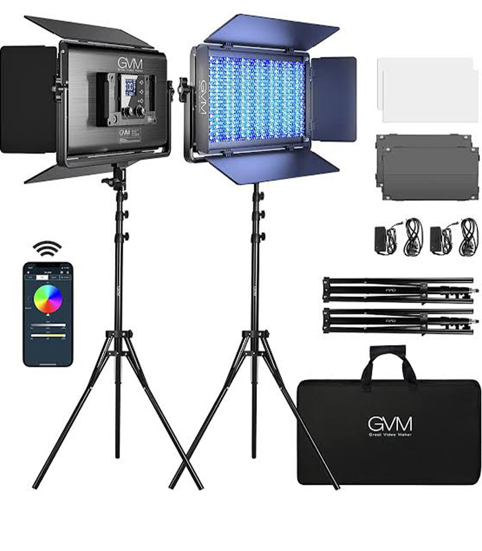 GVM 1500D 2-Light Kit
