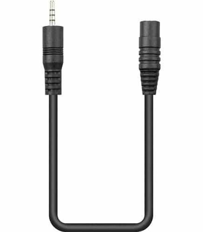SARAMONIC SR-25C35 3.5mm Female to 2.5mm Male Adapter Cable for 2.5mm DSLR Cameras