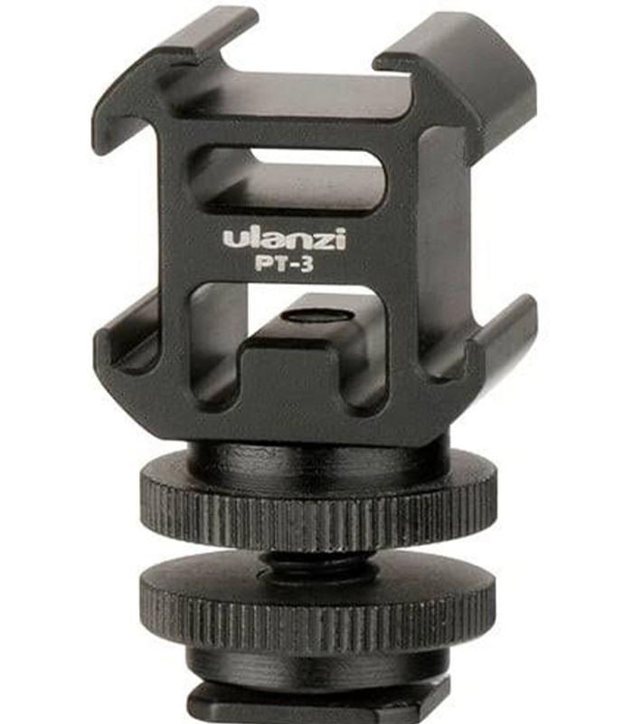 ULANZI PT3S Triple Shoe Cold Mount ULANZI PT3S Triple Shoe Cold Mount