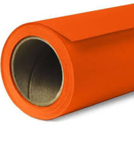 VISICO Paper Backdrop 2.75x10M Bright Orange