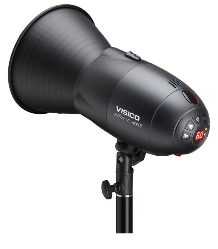 VISICO VL-400 PLUS 2 Studio Flash Lighting Kit