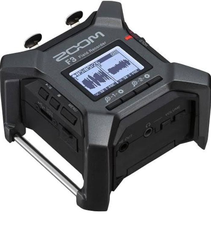 ZOOM F3 2-Channel Field Recorder