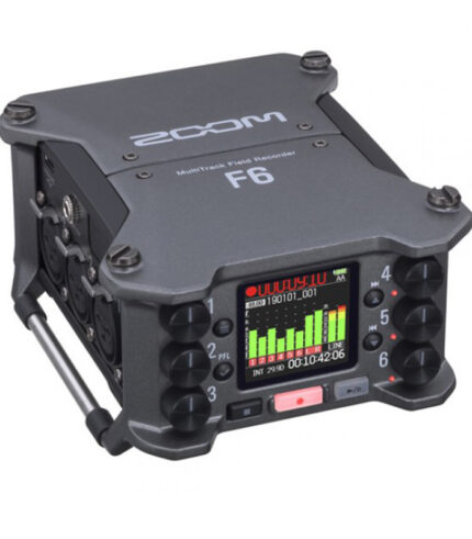 ZOOM F6 6-Input Multitrack Field Recorder