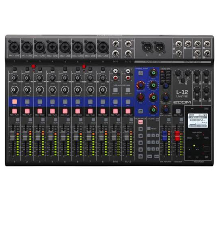 ZOOM LiveTrak L-12 Digital Mixer and Multitrack Recorder